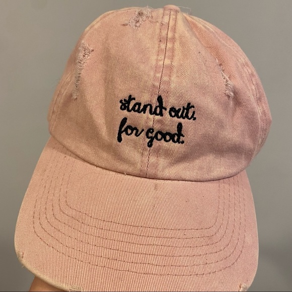 Stand Out For Good Pink Baseball Cap - Picture 3 of 13